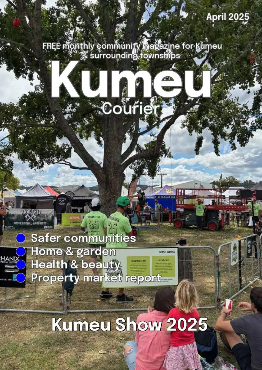 Kumeu Courier cover featuring Hardfell Canopy Carnage at the Kumeū Show